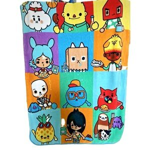 Toca Boca Life World Ultra Soft Micro Fleece Blanket Throw well loved 44x65